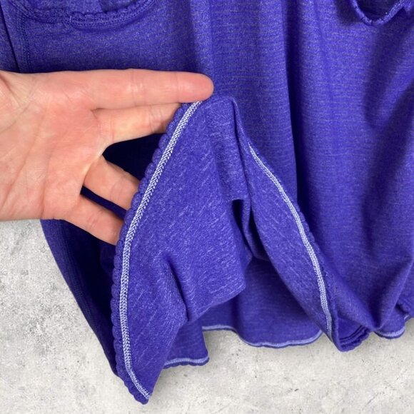 Lululemon Purple Racerback Tank Top Singlet Heather Berry Lightweight Size 6 Run - Picture 6 of 12